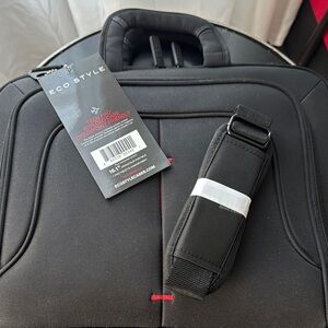 Black Tec Pro Topload Case  Checkpoint Friendly with Minimalist Design